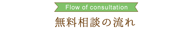 無料相談の流れ